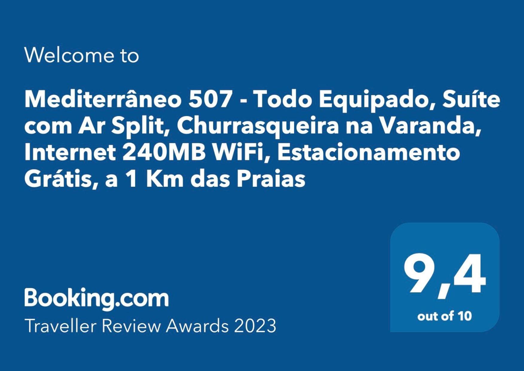 Mediterraneo 507 - Todo Equipado, Ar Condicionado, Churrasqueira Na Varanda, Internet Fibra 600Mb, Estacionamento Gratis Cabo Frio Eksteriør bilde